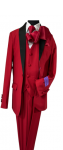 BOYS 5PC. SUIT (RED-BLACK) 2121222